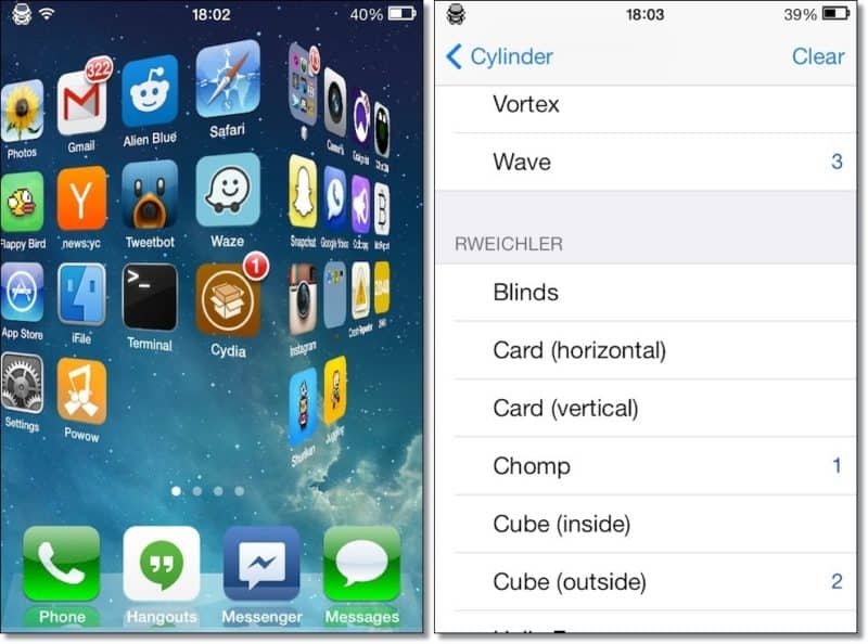 cylinder free cydia tweak