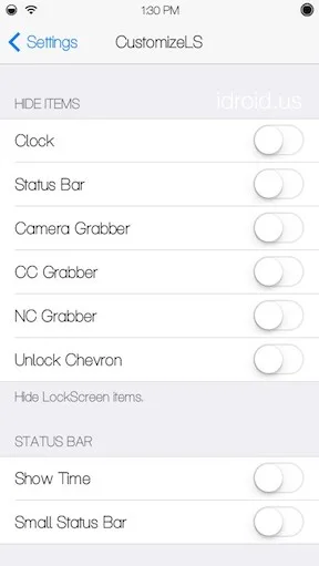 CustomizeLS Free Cydia Tweak