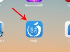 Pangu icon remains iOS 8.1