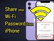 Sharing wifi password using iPhone