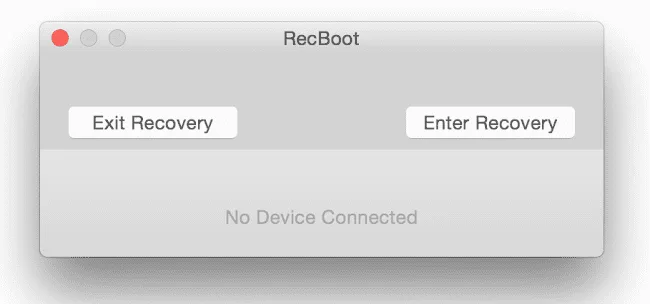 RecBoot for Mac cydiaos.com