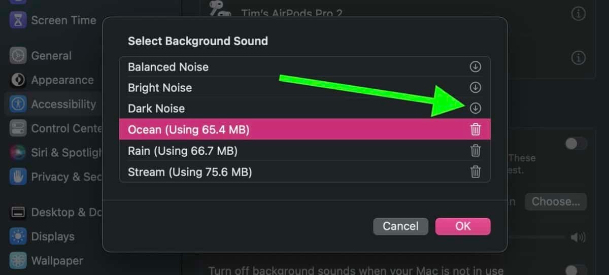 Download or delete Background Sounds for mac