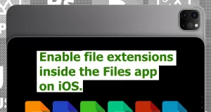 Access File extensions on iPhone and iPad
