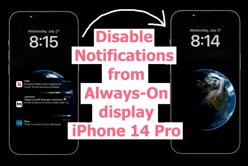 Disable Notifications Always-On display