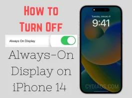 Turn Off Always-On Display on iPhone 14 Pro Max